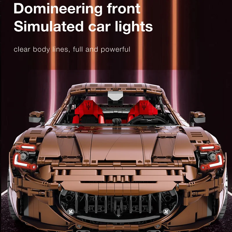 

11009/11010 MOC Technical 1:8 Sports Car GranTurismo Building Blocks Bricks Model Assembling Toys for Boys Christmas Gift Set