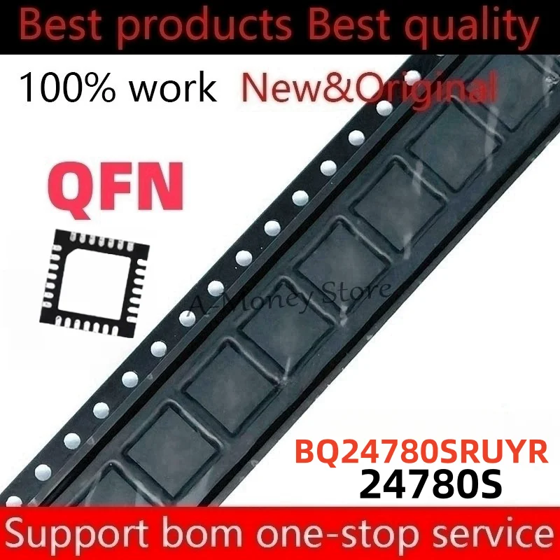 

(5pcs)24780S BQ24780S XQ24780S BQ24780SRUYR QFN-28