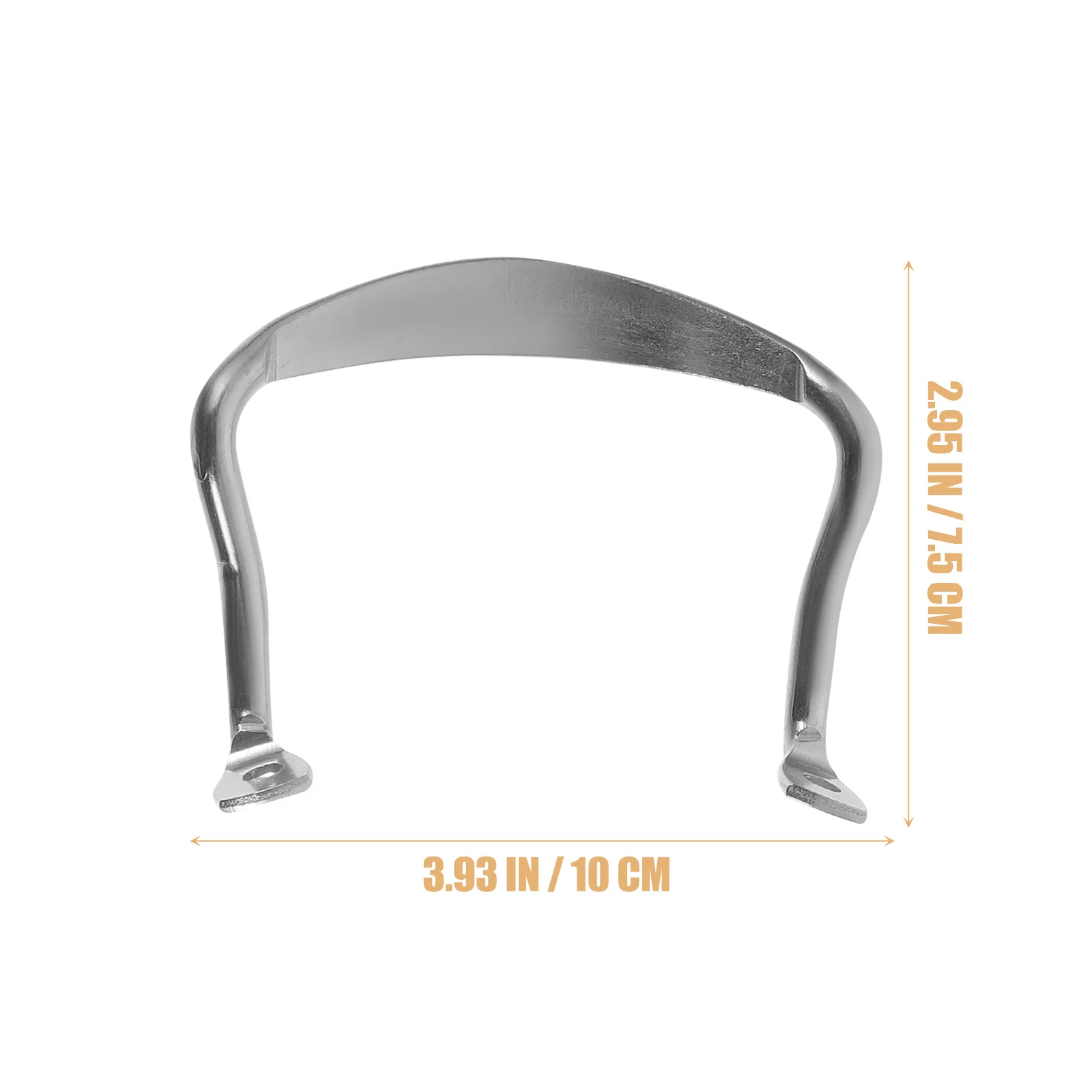 

1 set 1 Set Stainless Steel Pot Handle Replacement Side Fixing Handles For Serving Tray Lightweight Replacement Handles