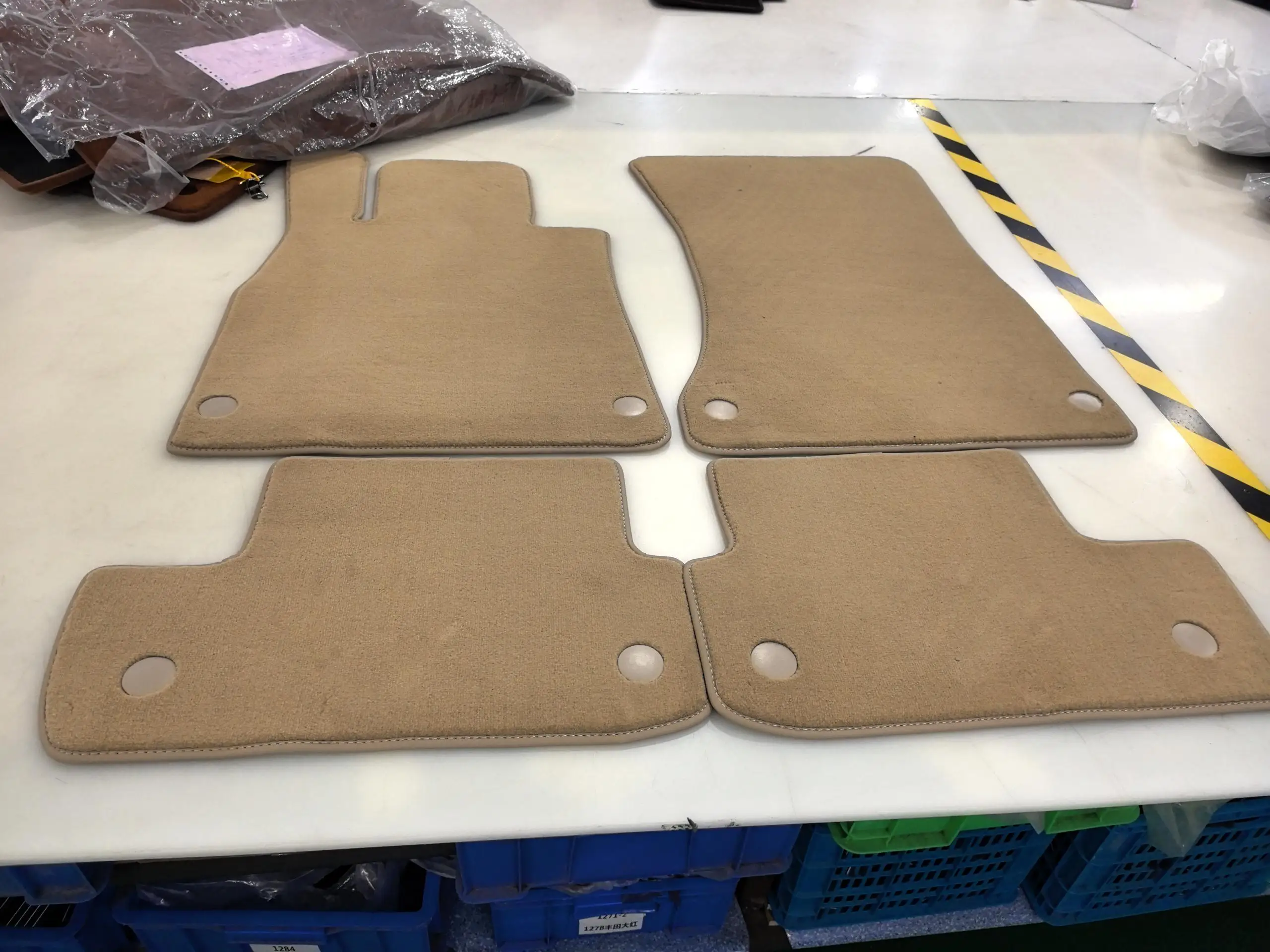 Luxury 12mm Nylon Car Floor Mats 2016 for Mercedes S-Class S550 2-Door Coupe Custom Fit Eco-friendly Odorless Premium Carpet