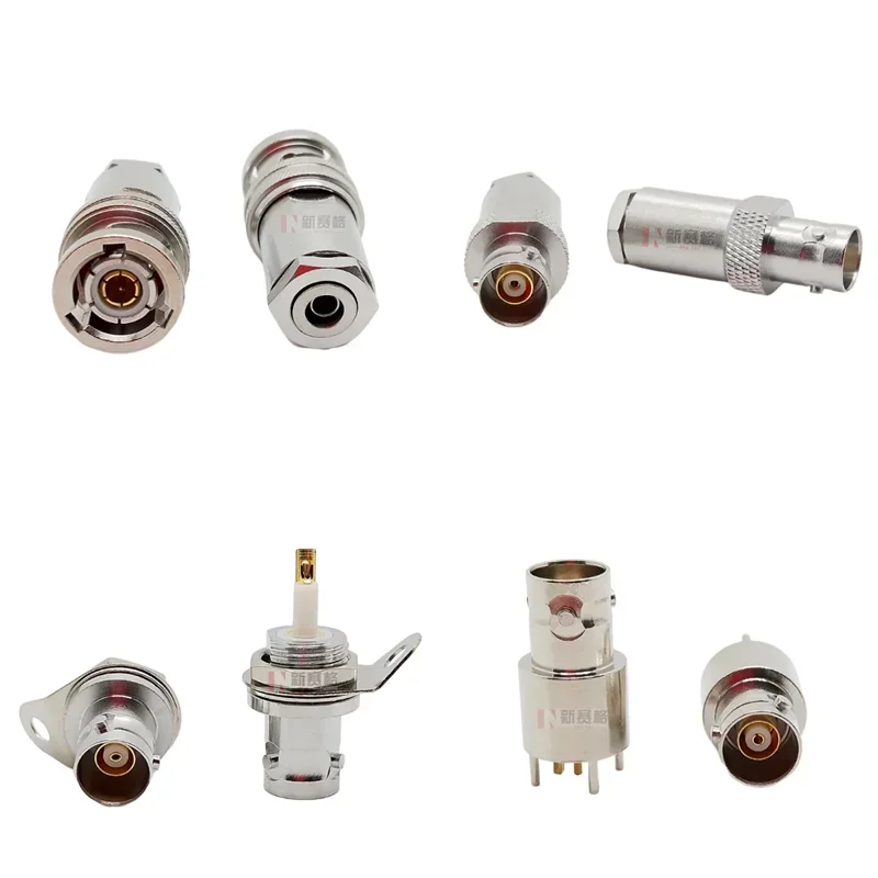 5pcs Q9 BNC three coaxial TRB PL75-47 three coaxial connector 1553B bus interface BNC three card port