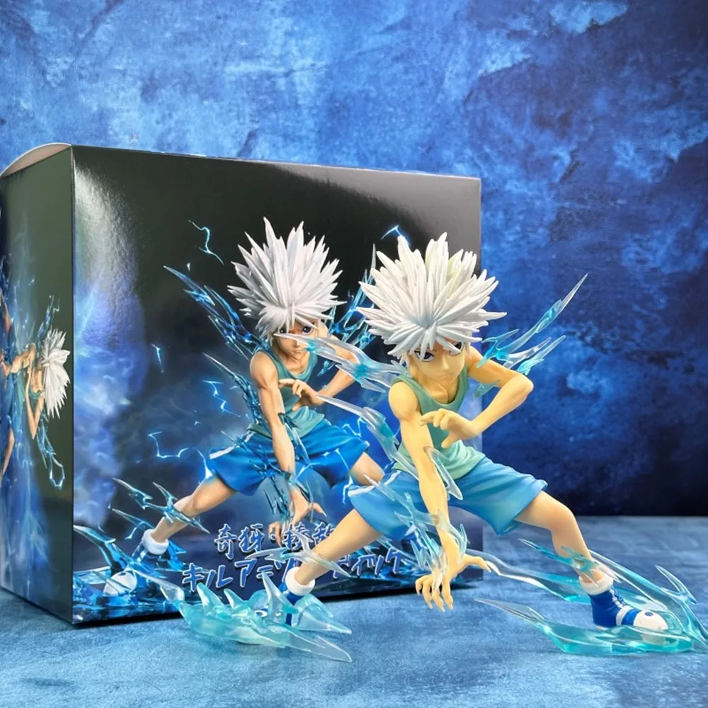 

19 см Hunter x Hunter аниме фигурка Killua Zoldyck фигурка Коллекционная модель куклы игрушки
