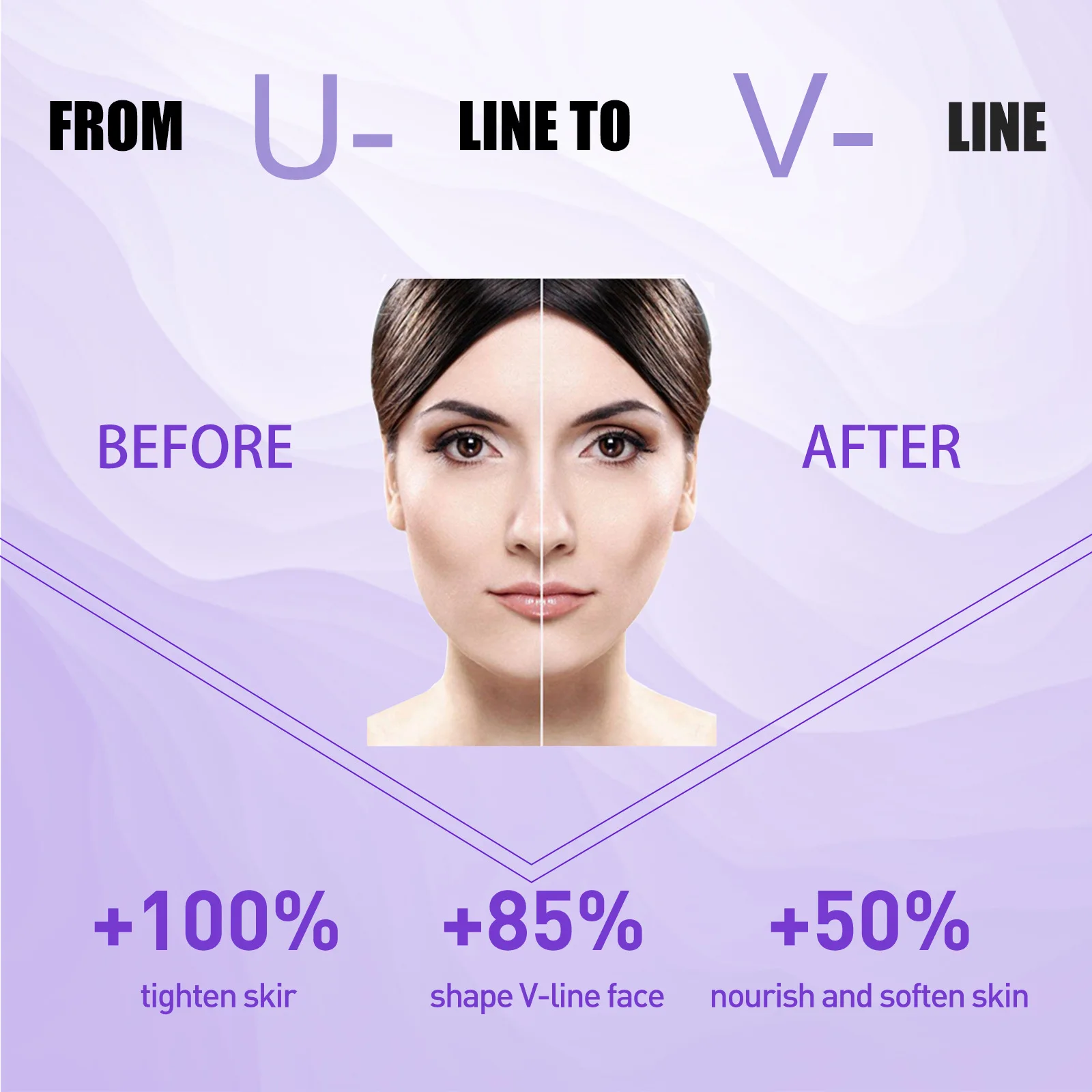 V-Shape Firming Cream Removal Double Chin กระชับ Mandibular Line Slimming Masseter Face กล้ามเนื้อ FAT Burning Anti-Aging ครีม