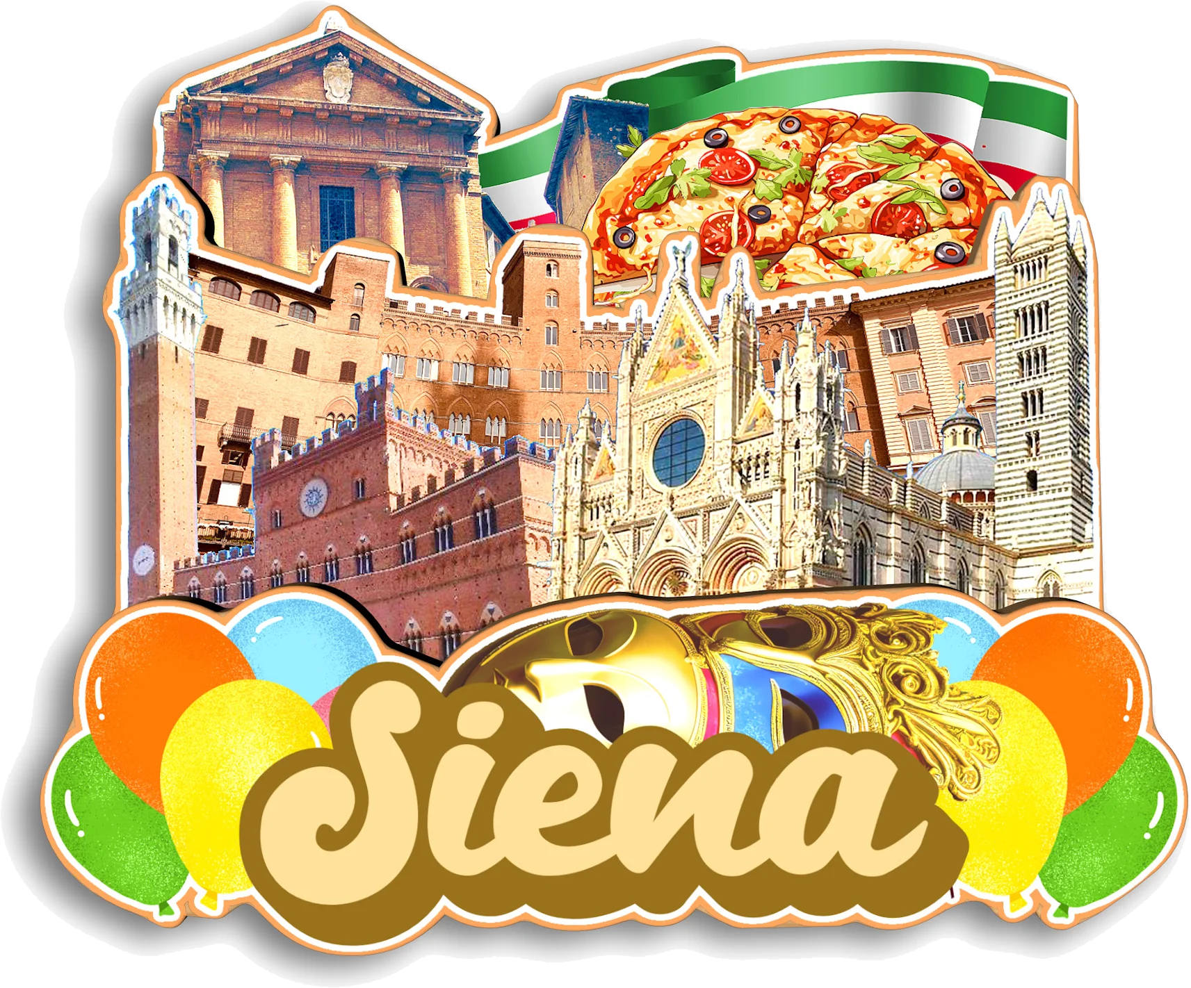 Padova Trieste Pisa Lecce Syracuse Salerno Brescia Perugia Siena Italy Fridge Magnet Travel Souvenir Gift