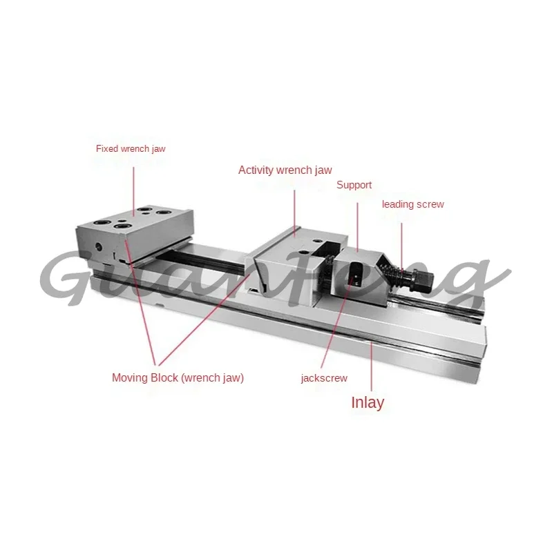 GT125 5 Inch High Precision Manual Tool Grinder, Flat Tool Making Machine for CNC Grinding & Milling Machines
