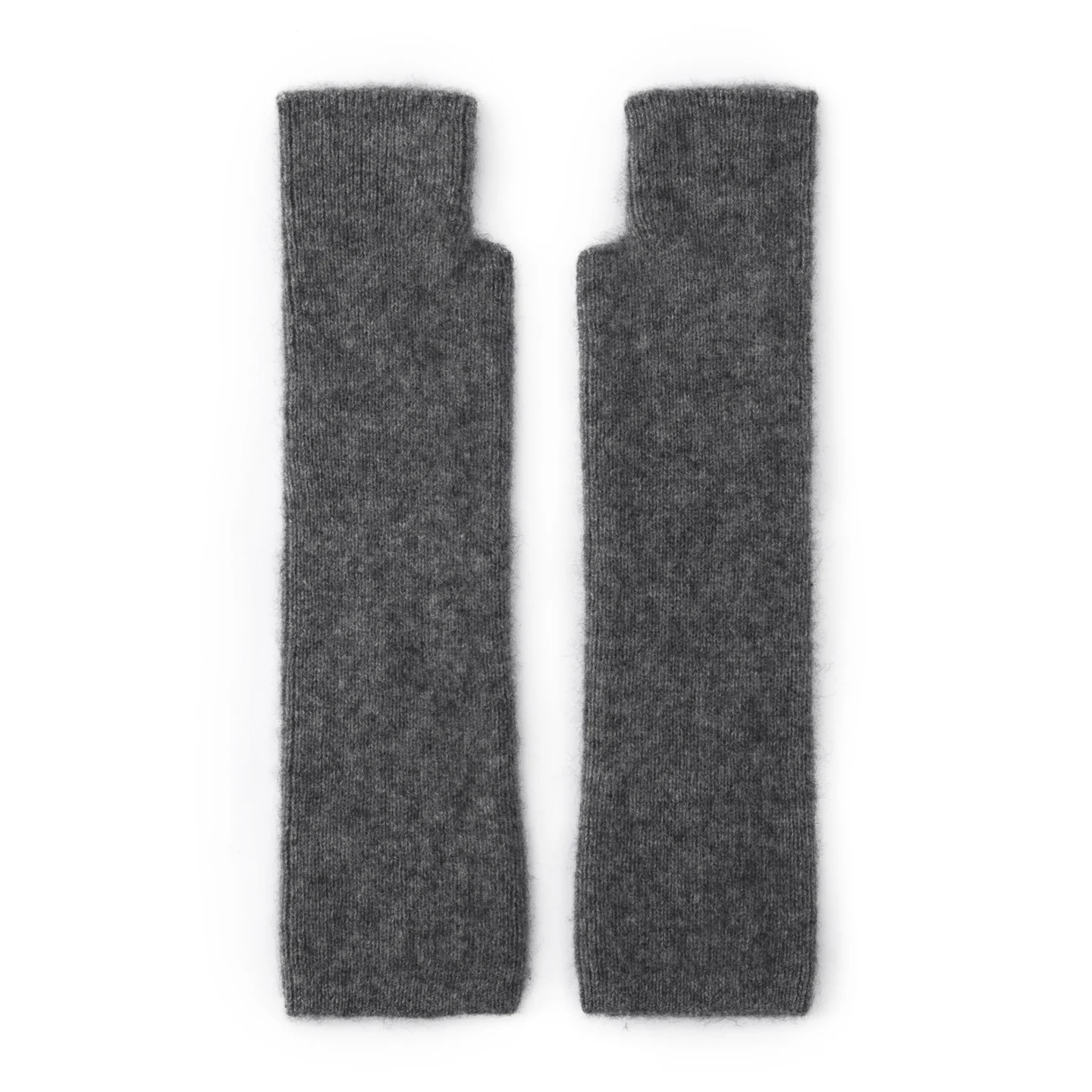 Men Women100% Cashmere Knitted Fingerless Gloves Winter Warm Wrist Warmers Cold Proof Arm Warmers Casual Fake Sleeve Hand Cuffs