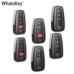 Whatskey For Toyota Prius Camry 2016 2017 2018 RAV4 2019 Fob 2 2+1 3 3+1 Buttons Smart Remote Control Car Key Case Blank Shell