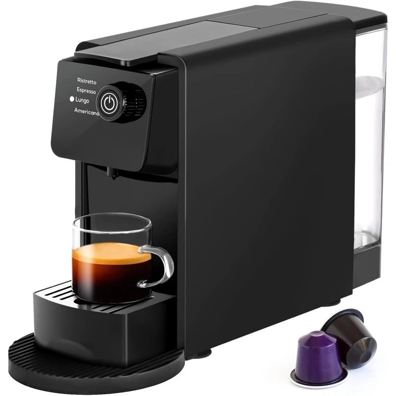 

CM7036E Espresso Machine for Original Pods, 20 Bar Compact Capsule Coffee Machine with 21 oz Removable