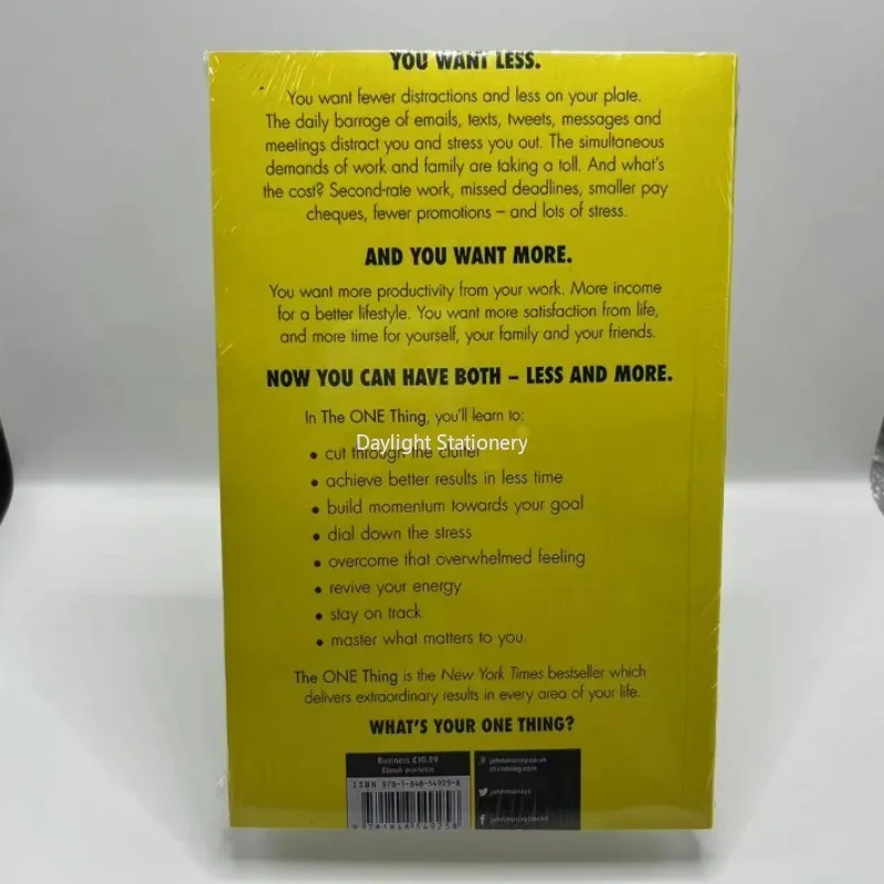 JEDEN Rzecz: Zaskakująca się prosta prawda za wyjątkowych wynikami