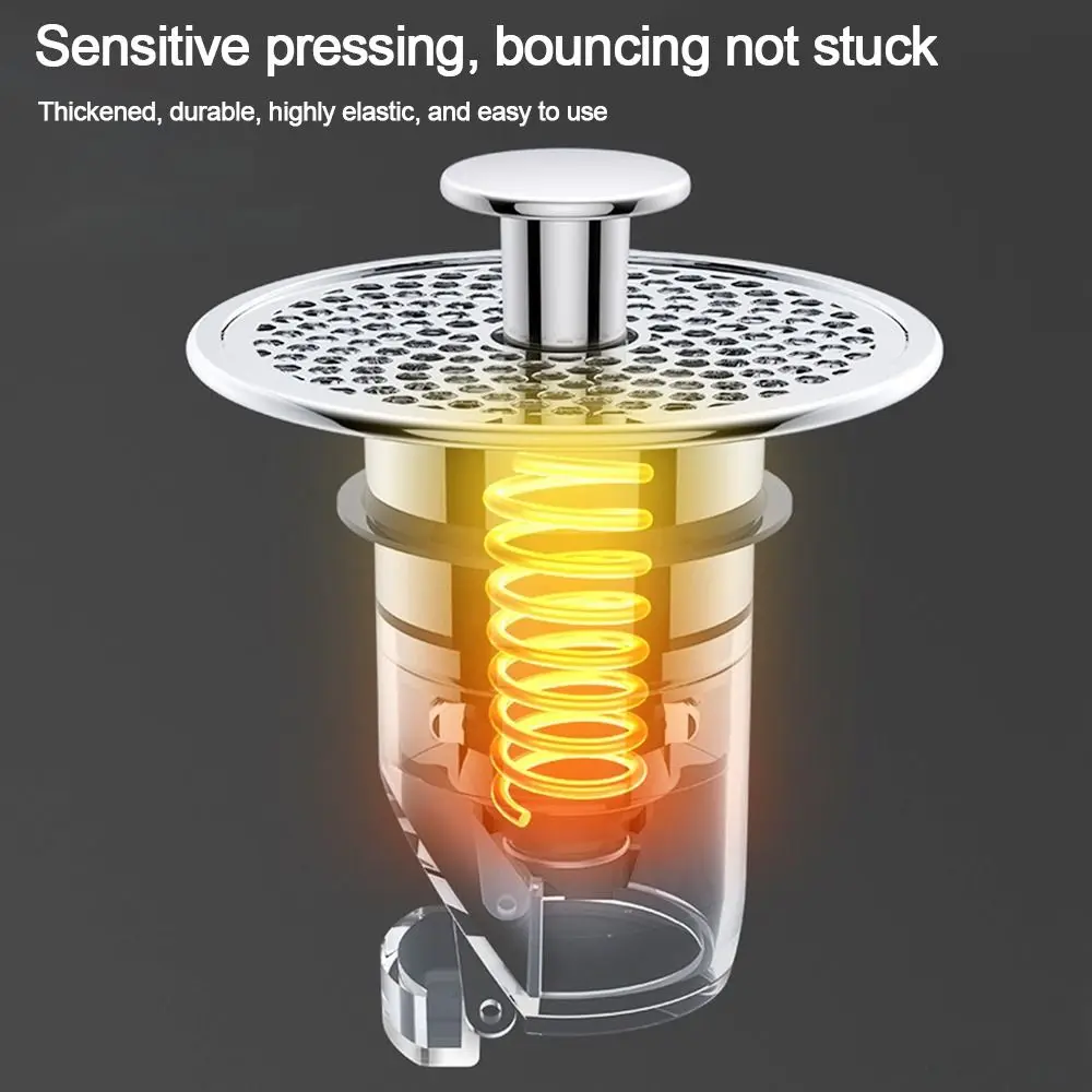 Insect-Proof Basin Drain Stopper Universal Anti-Odor Bathtub Filter Plug Deodorant Core Sewer Floor Drain Strainer