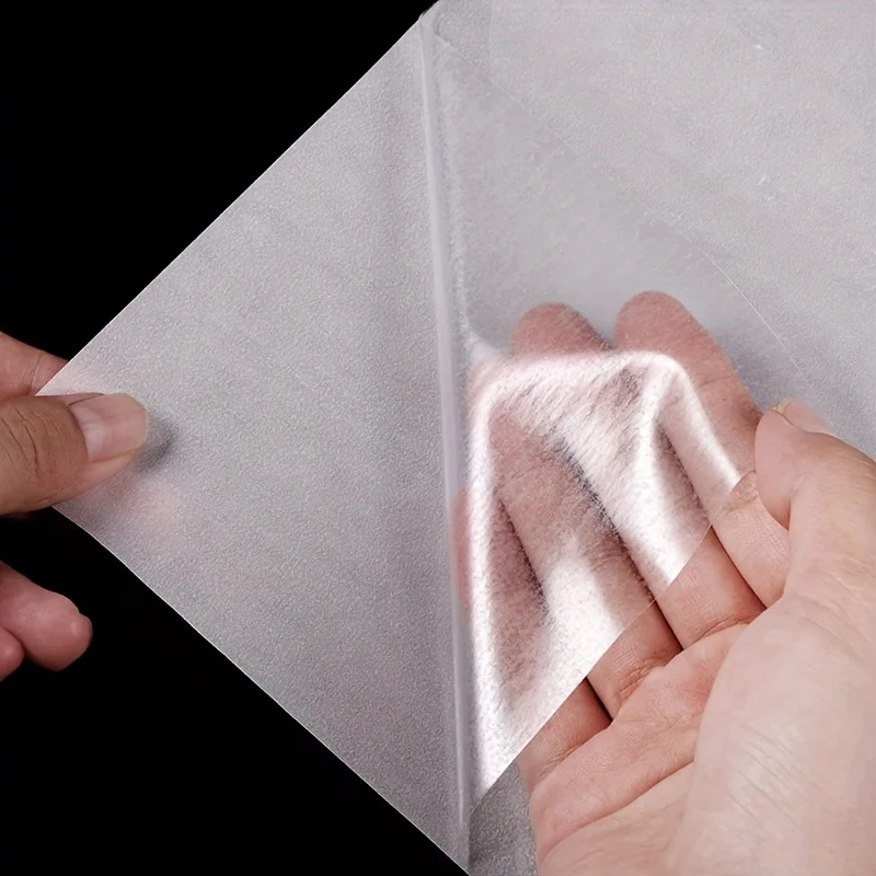1pc Iron on Adhesive Patch Double Sided Heat Adhesive Patch for Clothing Fusible Interfacing Fabric Lightweight Patches