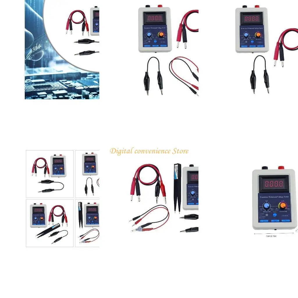 

97QA Precised IGBT/MOS/MOVs Testing Tool Set 0-3800V Withstand Tester+Line