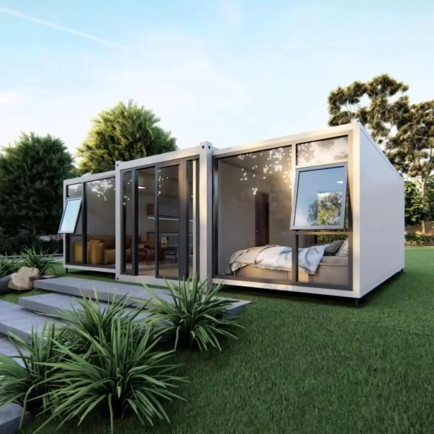 FOODLINE Foldable House bolt‑connected modular cabin for road maintenance team temporary rest accommodation home