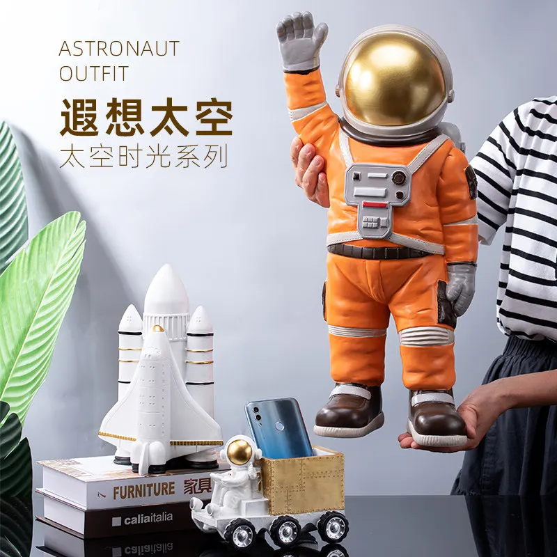 Large-sized Astronaut Figurines for Science Museums, Model Homes, Restaurants, Shopping Malls, Shop Windows Displays.