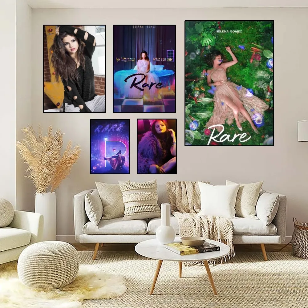 Selena Gomez Poster Home Room Decor Aesthetic Art Wall Painting Stickers