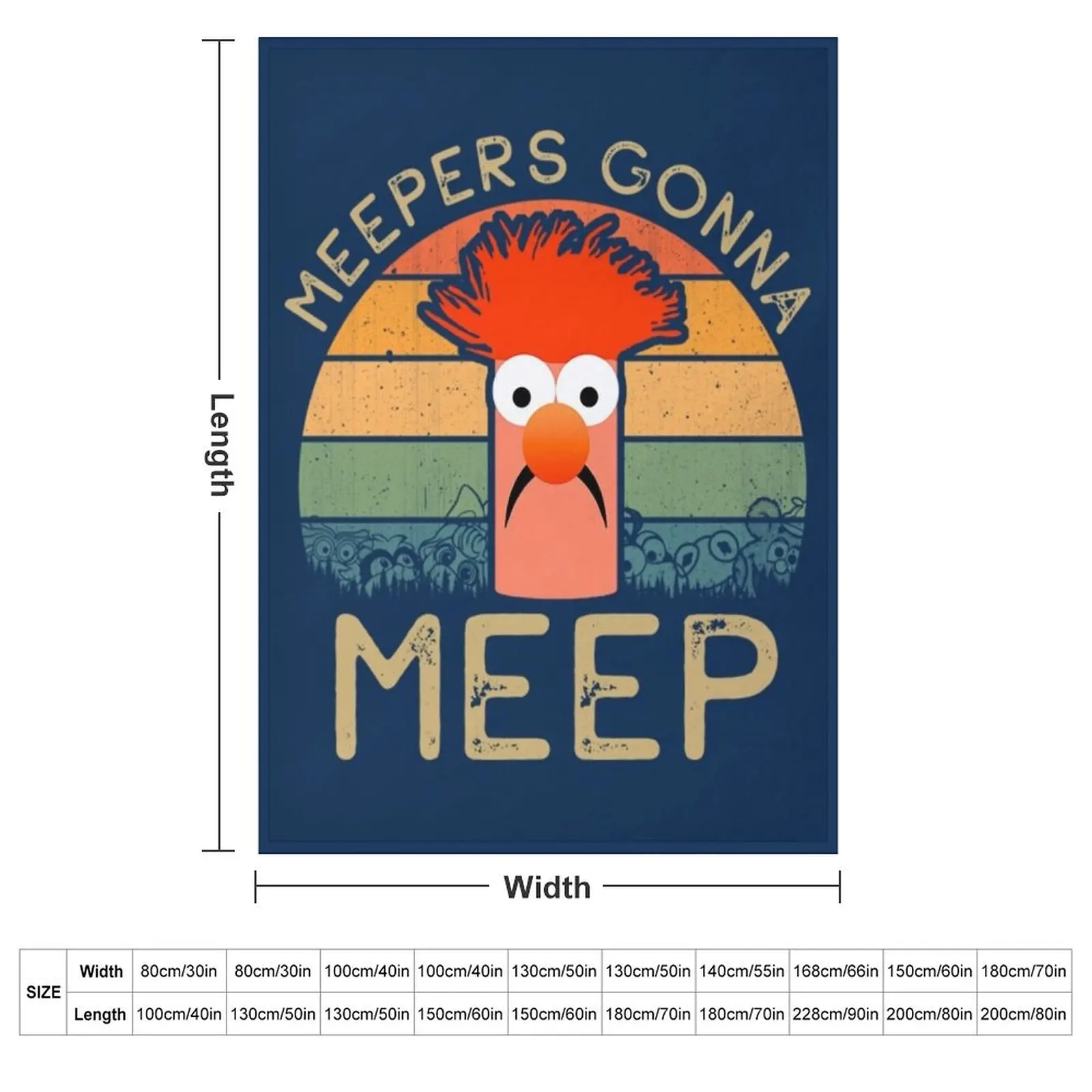Meepers Gonna Meep T-ShirtMeepers Gonna Meep Throw Blanket Camping Decorative Throw for winter Sofa Quilt for sofa Blankets