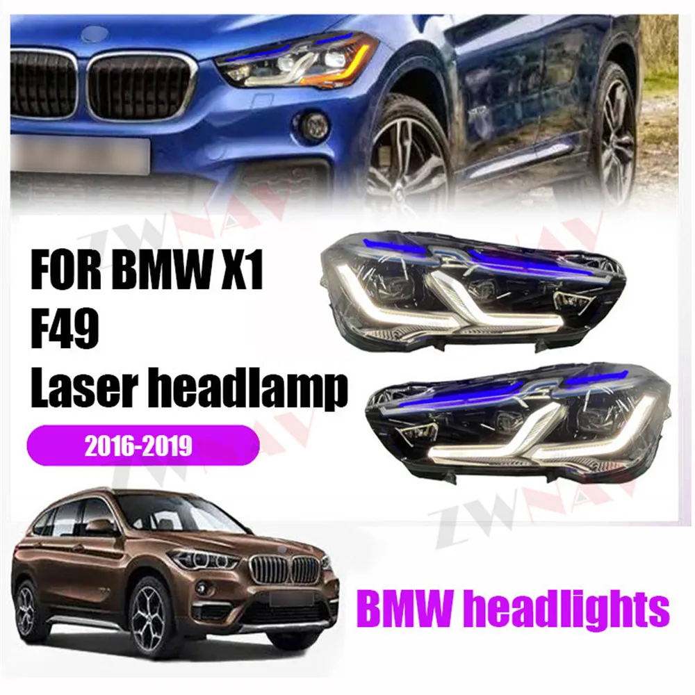 For BMW X1 F49 2016 2017 2018 2019 LED Headlight High Beam Light BIg Front Lamp Quality Retrofit Assemby Night Accessory