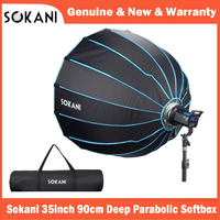 Sokani Deep Octagon Softbox 90CM with Grid for Sokani X100 Colbor CL60 Amaran 300c 200XS 60X S Godox SL60W Bowen Mount Light