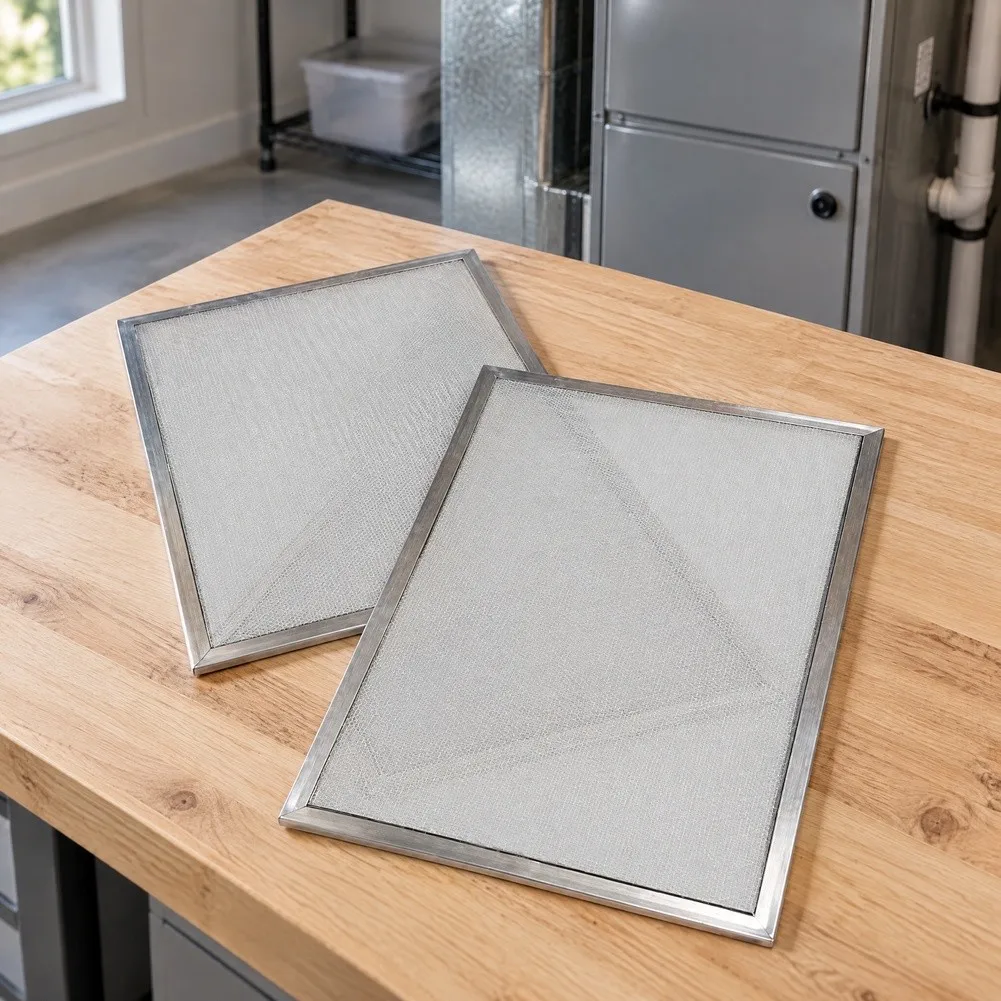 For washable 8.5 x 15 Inch Aluminum Mesh for Fantech 402041 Handling Systems High Airflow Efficiency For washable