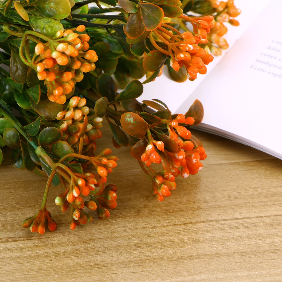 

Artificial Fruits Decor Lifelike Simulation Berries Fake Plants Decoration Realistic Fruit Potted Bright Color Non