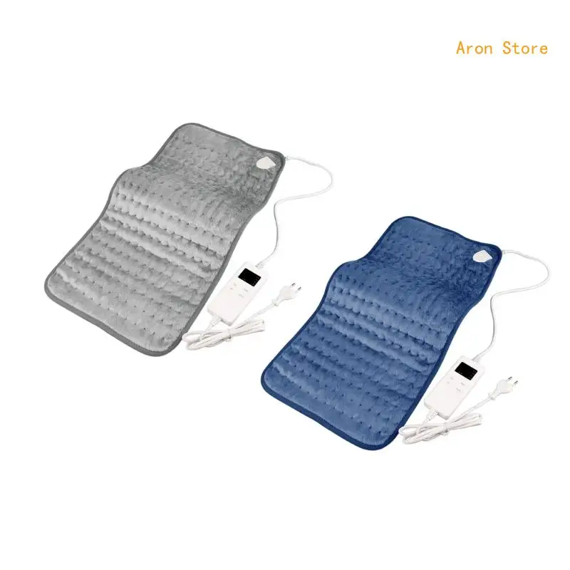 Electric Blanket Heated Pad 60x30cm Velvets Electric Heating Pad Adjustable Heating Levels Overheating Protections H3CF