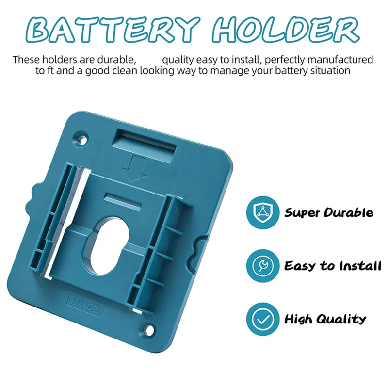 

M11kbattery Dock Mount Battery Base Wall Mount For Makita18v Li- Battery Holder Battery Mount