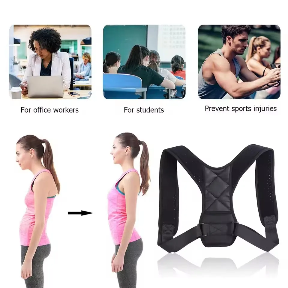 Posture Corrector Belt 1PC - Adjustable Back Brace for Women Men,Spine Support,Clavicle & Shoulder Alignment, Lumbar Pain Relief