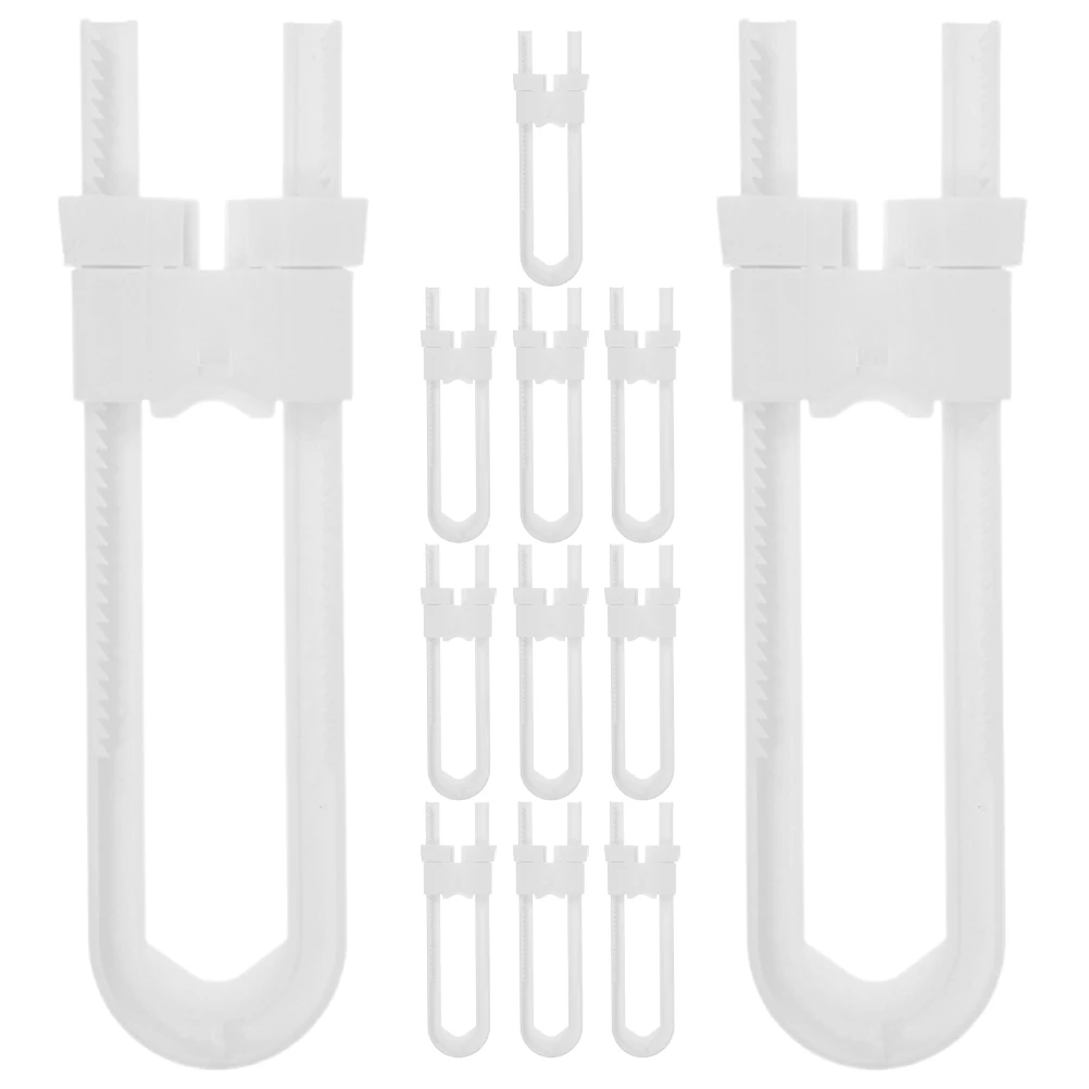 

12 Pcs Child Safety Cabinet Locks Toddler Proof Shaped Cabinet Door Drawer Locks Kitchen Closet Pantry Safety
