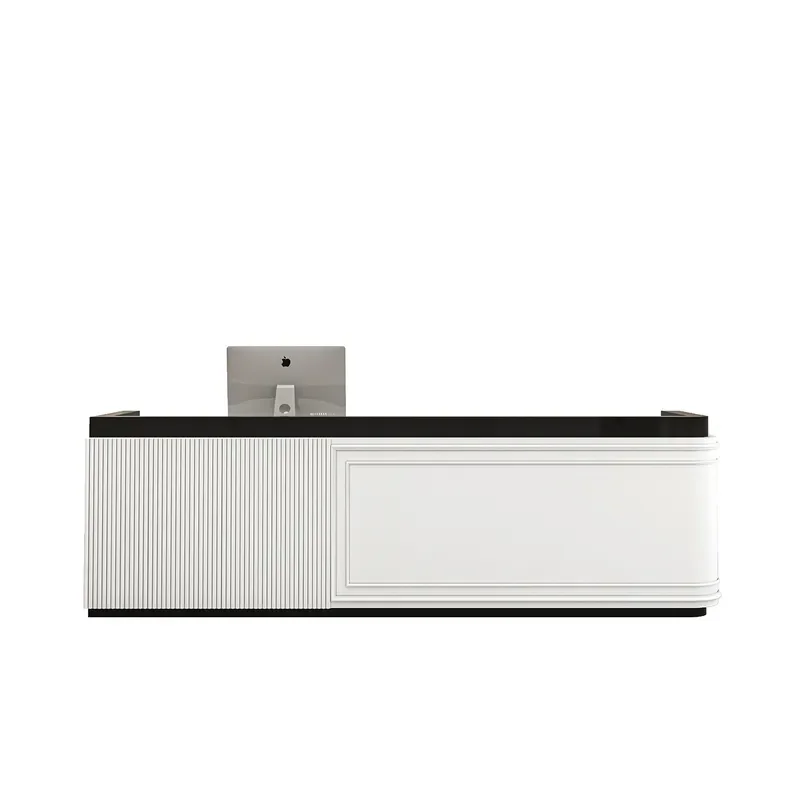 Modern Reception Desk for Salon Clinic Store Front Counter Office Check-in Table