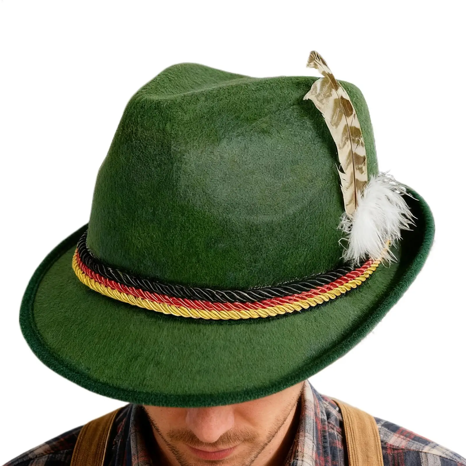 Feather Feather Decors Hat ornament Western Costume Cosplay Cap Swiss Dress Up Oktoberfest Hat Men Women Party Photo Props - Aliexpress Deal