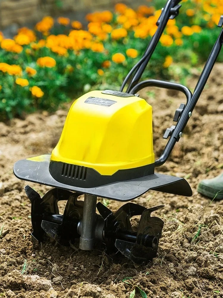 2400W Small Agricultural Plowing Machine Household Plowing Digging Orchard Electric Scarifier Micro-Tiller Tiller