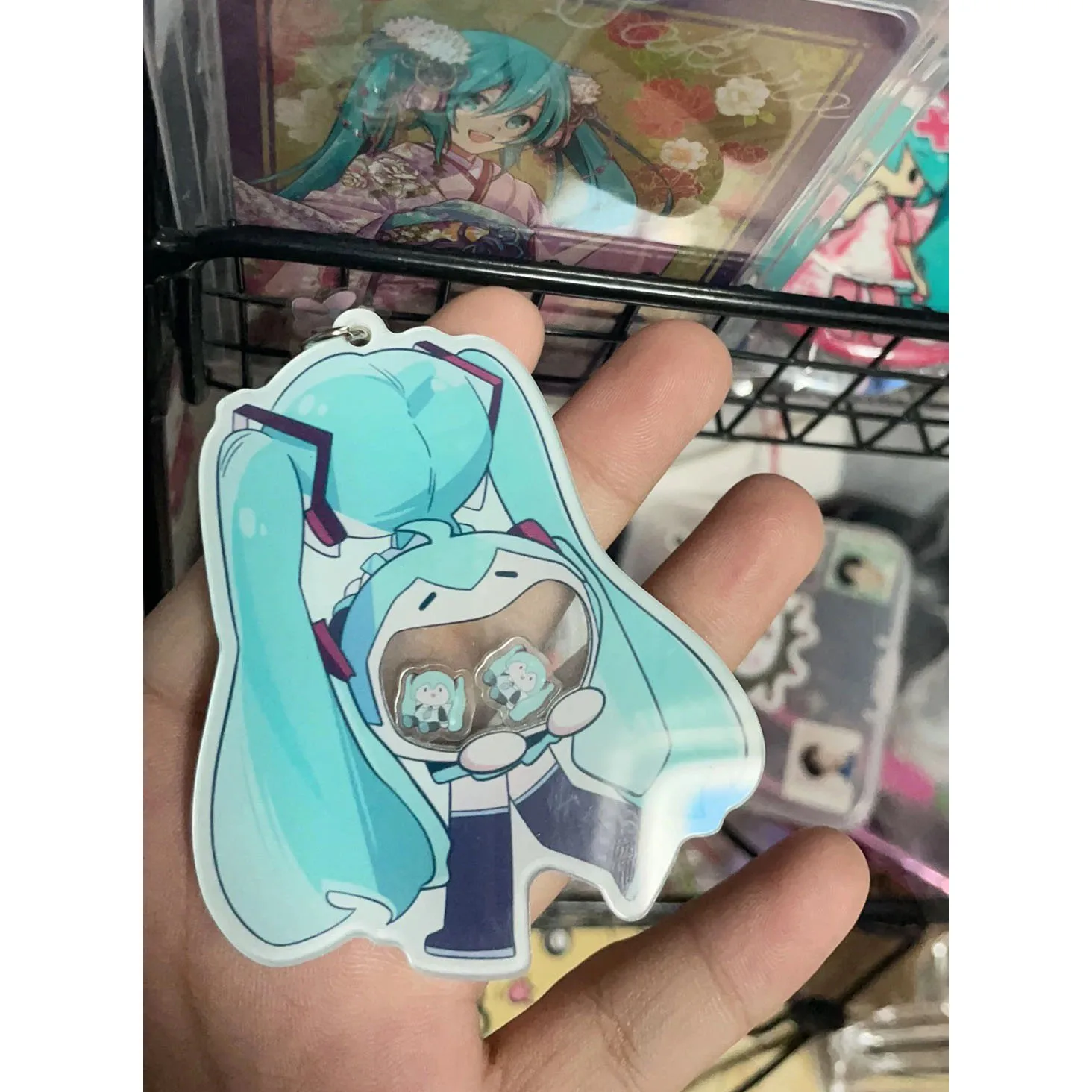 Japanese Anime Figure Hatsune Miku Pendant Keychain Keyrings for Itabag Backpack Accessories Hatsune Miku Thing Anime Figure New