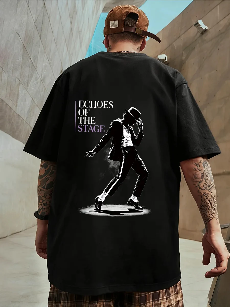 2026 Mens Womens Michael Jackson T-shirts Summer Cotton Casual O-Neck Short Sleeve Fashion Streetwear Clothes Comfortable Tees