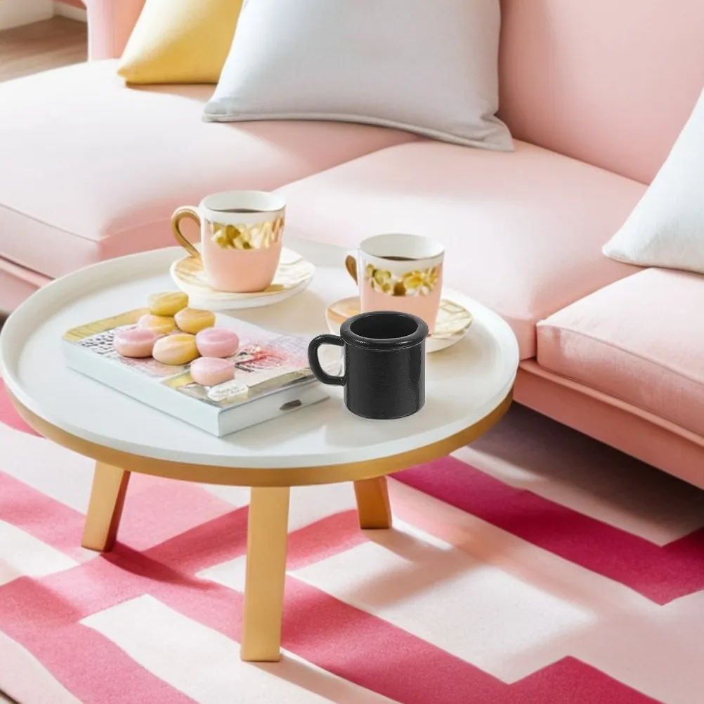 

Набор из 8 миниатюрных кофейных чашек из сплава, маленькие чайные чашки, аксессуары для домашнего декора, для миниатюрной кухни, кукольного домика, сцены