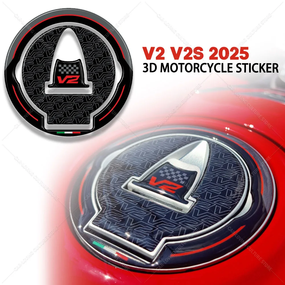

Motorcycle Accessories Motorcycle Fuel Tank Cap Protection Decal Stickers 3D Epoxy Resin Waterproof Stickers For v2 v2s 2025
