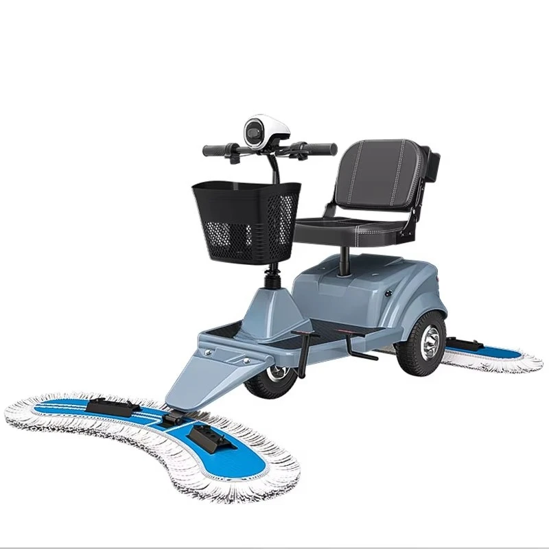 Floor Sweeping and Cleaning Machine Car Automatic Electric Cleaning Floor Sweeper and Scrubber Machine Ride on