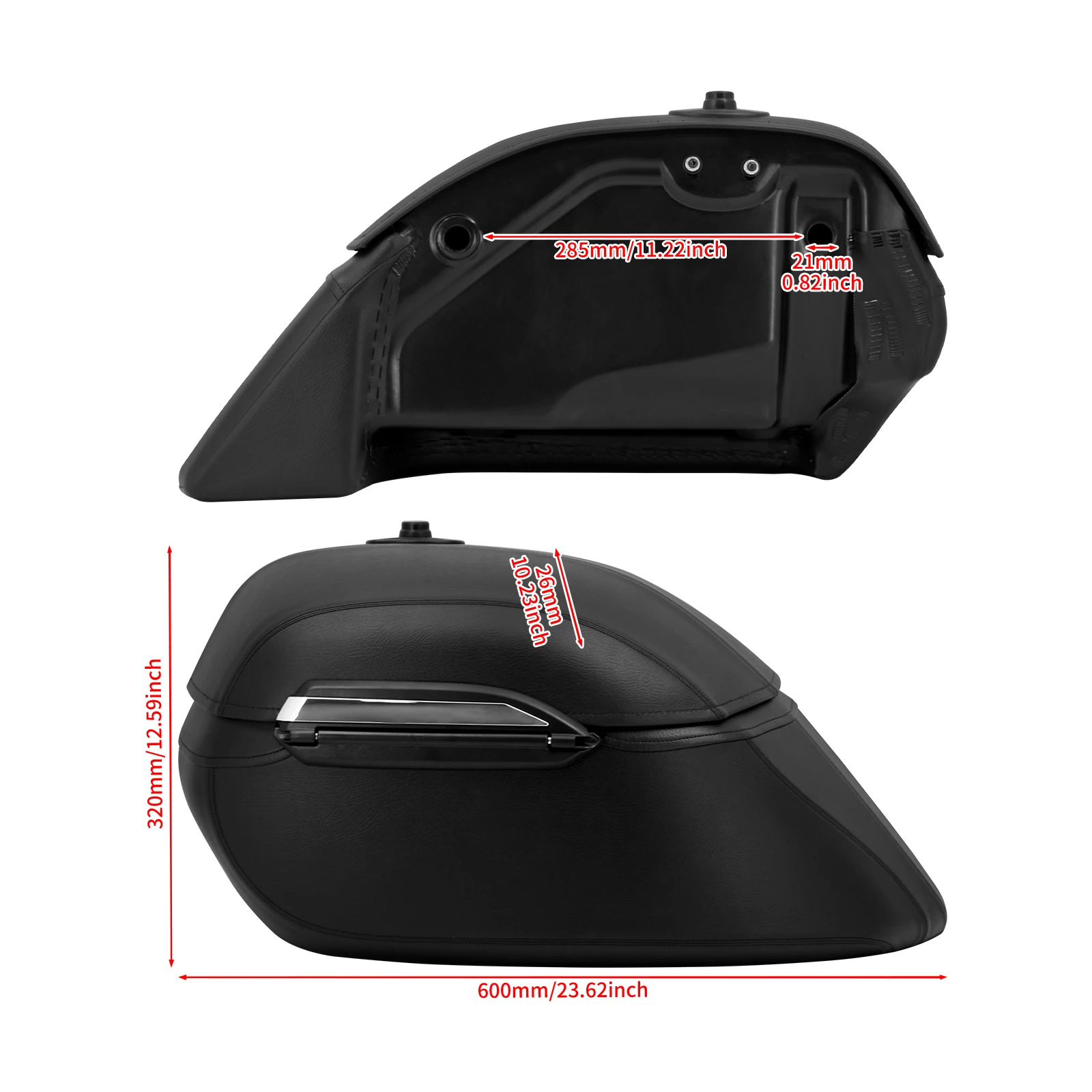 Motorcycle Saddlebags Hard Bags Trunk Luggage Heavy Duty Mounting Bracket Kit For Harley Touring Softail XL For Suzuki For BMW - Image 6