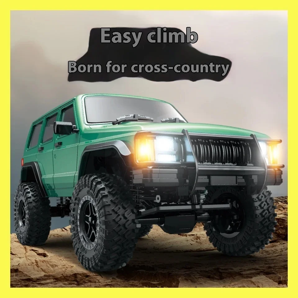 1:18 Cherokee Rc Remote Control Climbing Vehicle Electric 4wd Full Scale Simulation Off Road Vehicle 20a Waterproof Rc Car Gift