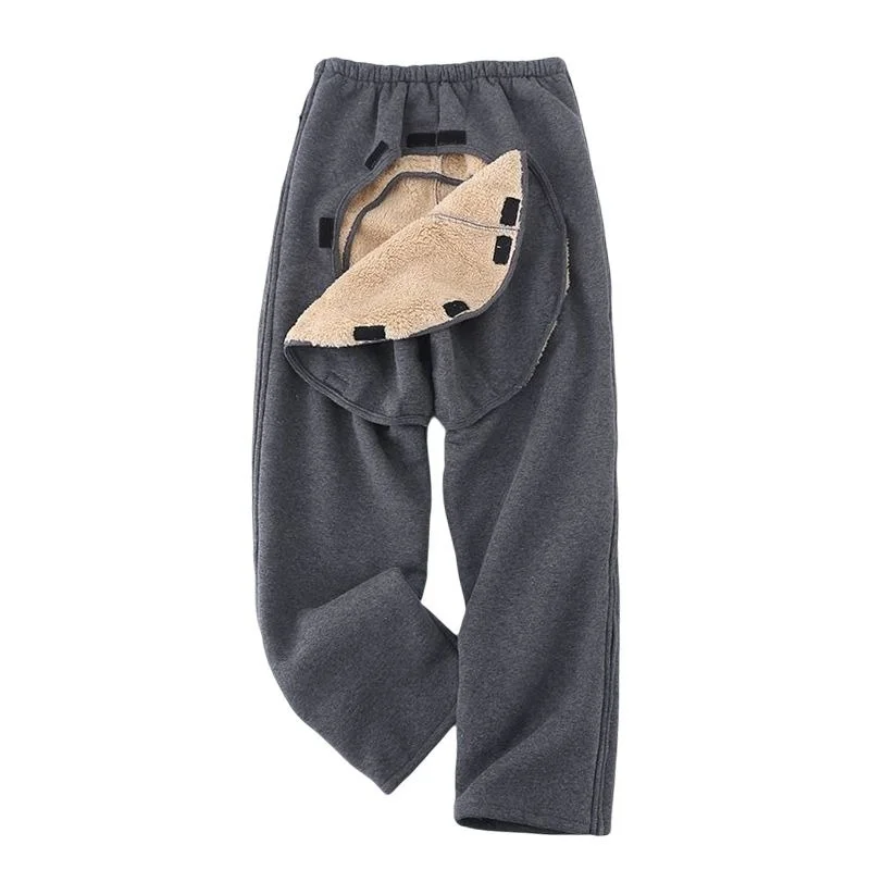 Pyjama d'Automne et d'Hiver pour Homme et Femme, Pantalon de Soins à l'Entrejambe Ouvert, Inrationalisé, Surintendant, Ouverture Avant, Culotte d'Allaitement Parsubtile