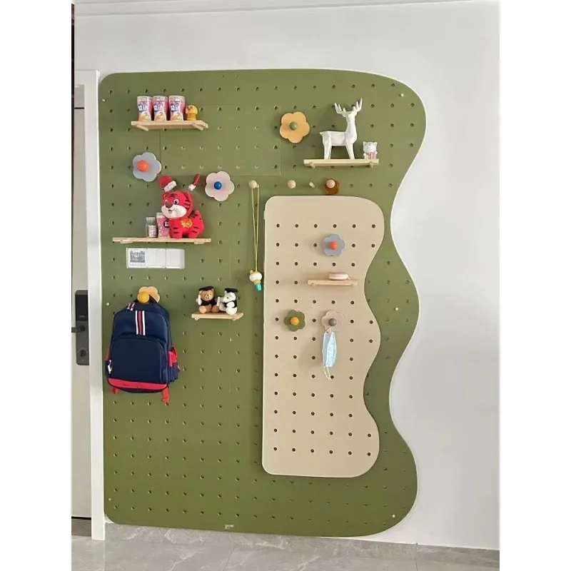 Entrance renovation entrance hole board dressing mirror hanger integrated combination of full-length mirror ins wind mirror