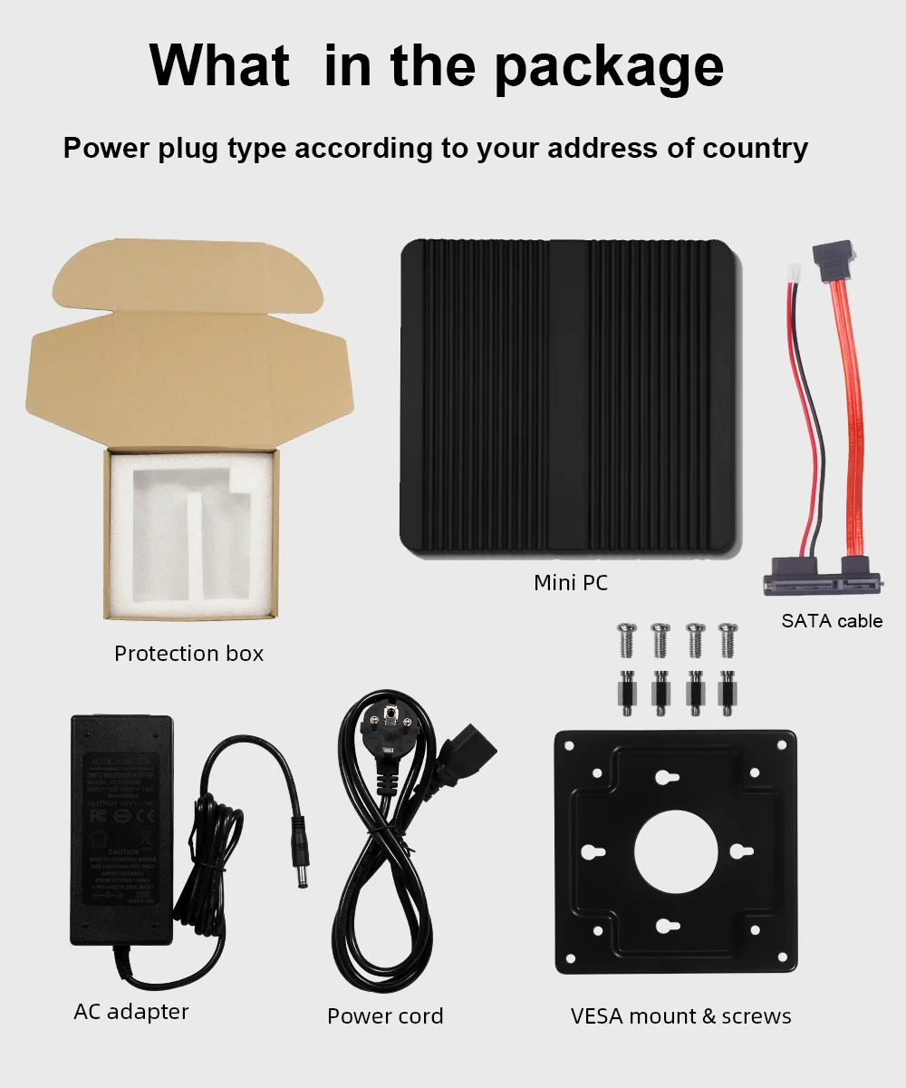 Fanless Mini PC Soft Router Intel Celeron J6412 J4125 J1900 N2830 N150 4x Ethernet 2.5G Intel I226V NIC Friewall Appliance