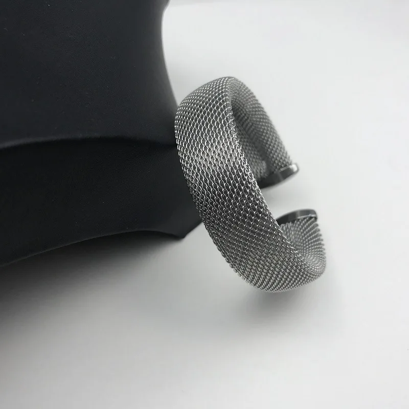 DIY accessories 6MM 10MM 18MM foreign trade stainless steel bracelet, steel wire bracelet, hardware jewelry, wholesale, machinab