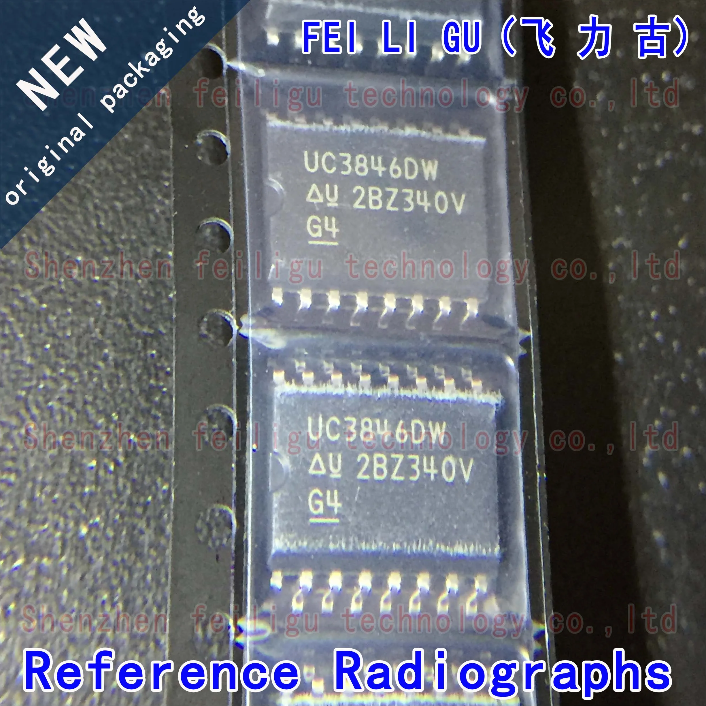 5/15/30/50PCS 100% New Original UC3846DWTR UC3846DW UC3846 Package:SOP16 Current Mode PWM Controller Chip