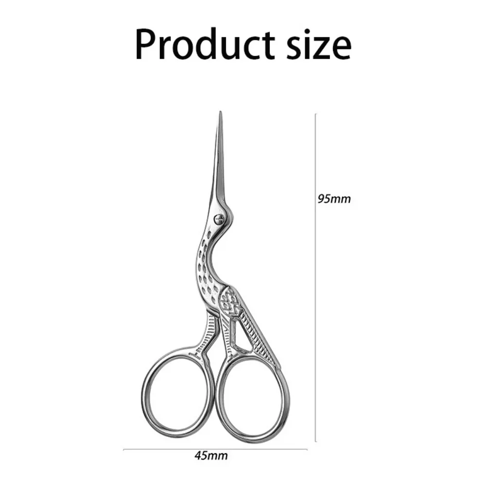 ポータブルラウンドヘッドステンレス鋼はさみ、眉毛、鼻、髪、あごひげ、耳、店タイプの美しさのはさみ