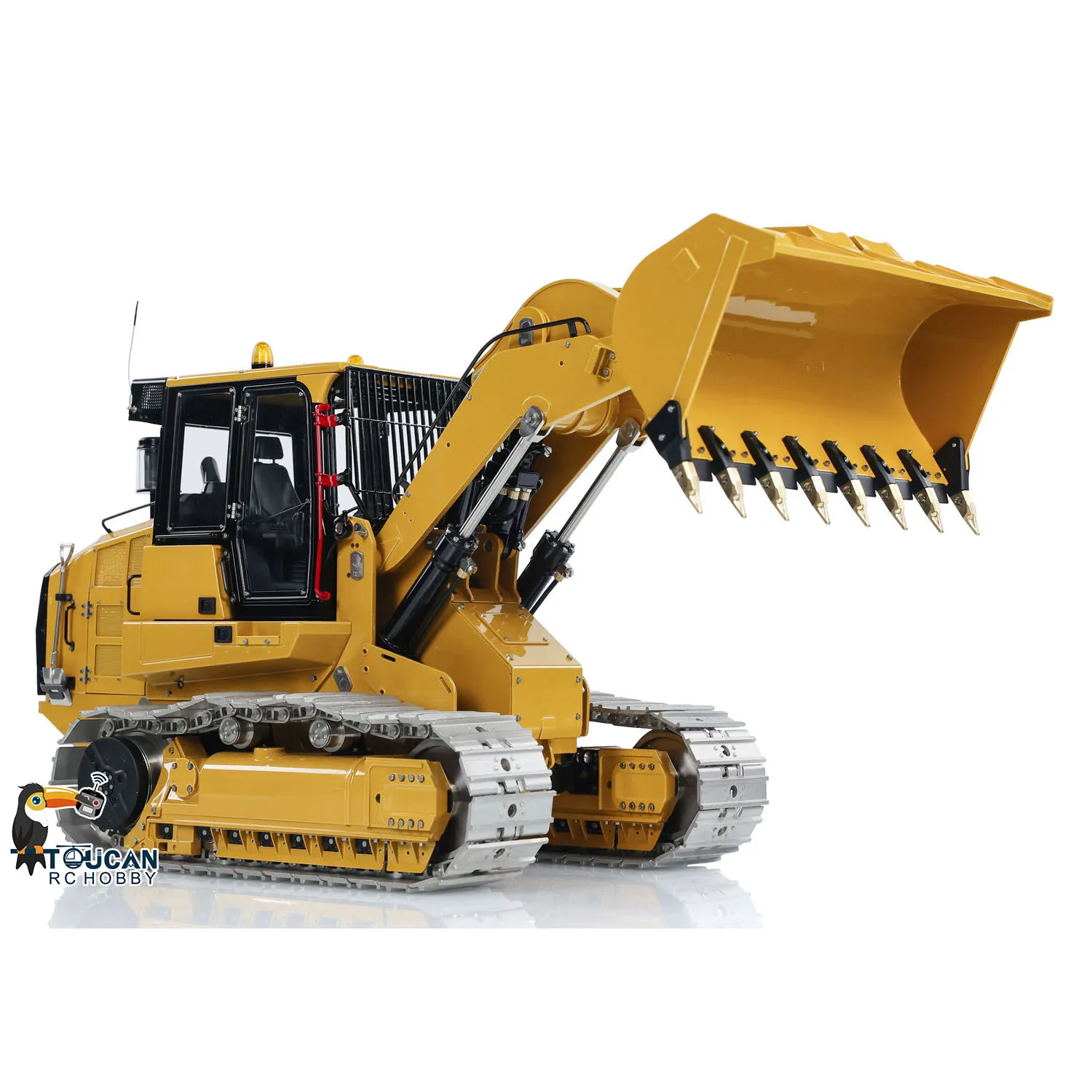 Zabawki 1/14 L2350 Ogromna ładowarka RC Światło Dźwięk Zdalne sterowanie ST8 Samochody Earth Mover TOUCAN Gotowe ciężarówki Pojazd dymny dla