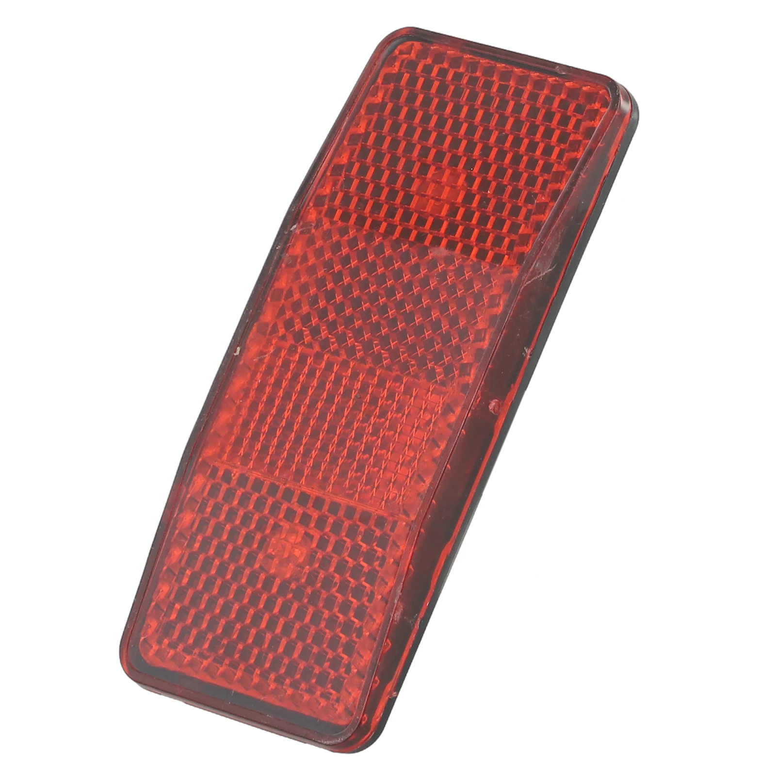 1 Stück Fahrrad-Sicherheitsreflektor, Rote Gepäckträgerleuchte mit 2 Löchern, 50mm Bolzenabstand, Kunststoff-Fahrradzubehör – Detail 10