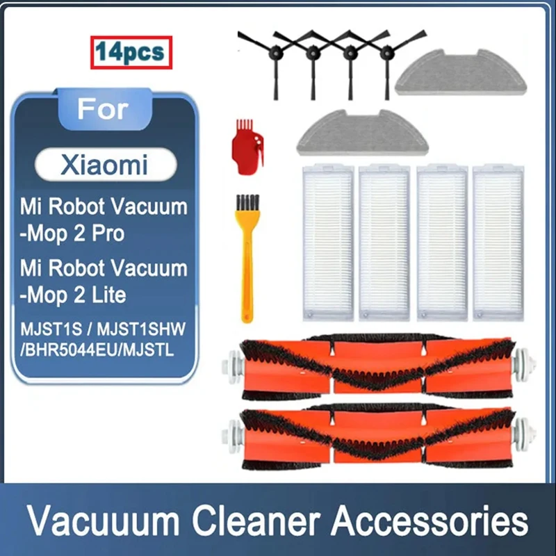 For Xiaomi Mi Robot Vacuum-Mop 2 Pro/Lite MJST1SHW MJSTL Vacuum Cleaner Accessories Filter Mop Cloth Main Side Brush