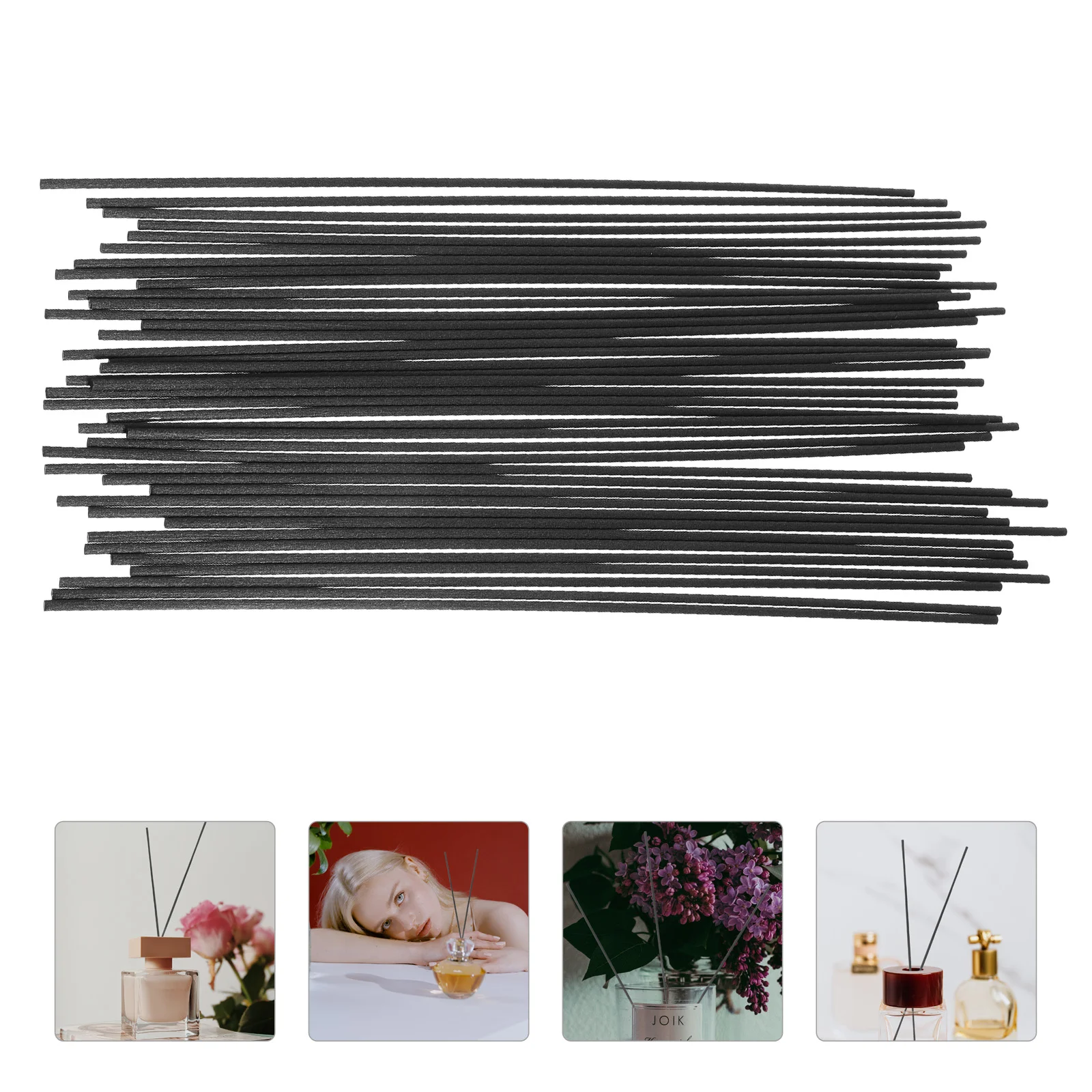 100 Pcs Aromatherapy Stick Convenient Reeds Portable Perfume Fiber Supply for Diffuser Household