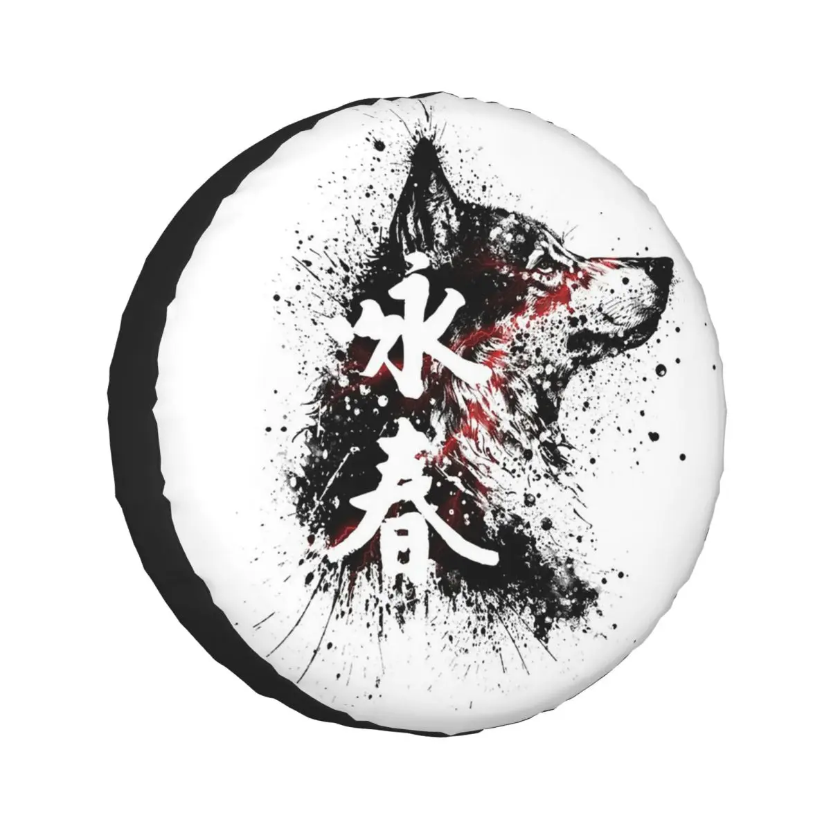 

Пользовательский чехол для запасного колеса Wolf Wing Chun для автомобиля 4x4, защитные чехлы для колес 14 дюймов, 15 дюймов, 16 дюймов, 17 дюймов
