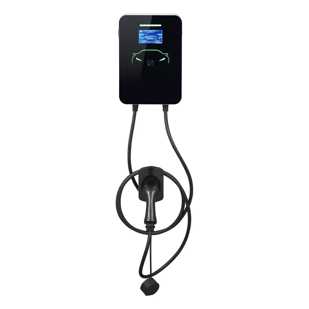 

Factory direct supply 22kw 30A ev wall box smart ev charger pile type 2 ev charger
